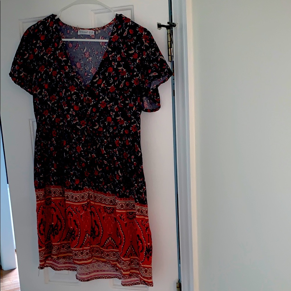 Floral dress size m 8/10